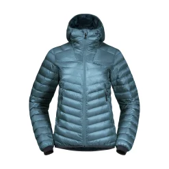 Cheap Bergans Senja Down Light W Jacket W/Hood - Smoke Blue