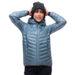 Cheap Bergans Senja Down Light W Jacket W/Hood - Smoke Blue