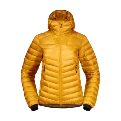 Cheap Bergans Senja Down Light W Jacket W/Hood - Light Golden Yellow