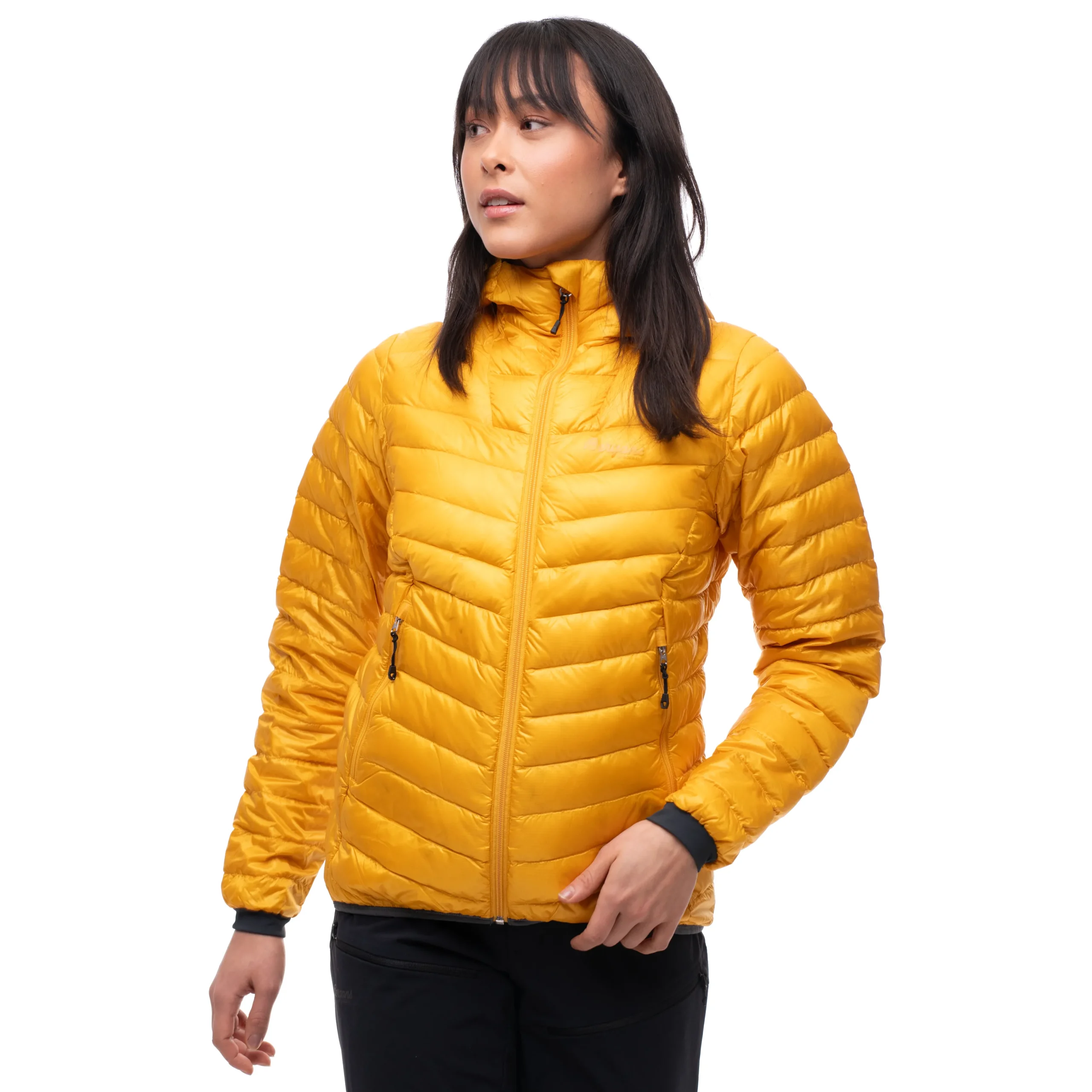 Cheap Bergans Senja Down Light W Jacket W/Hood - Light Golden Yellow
