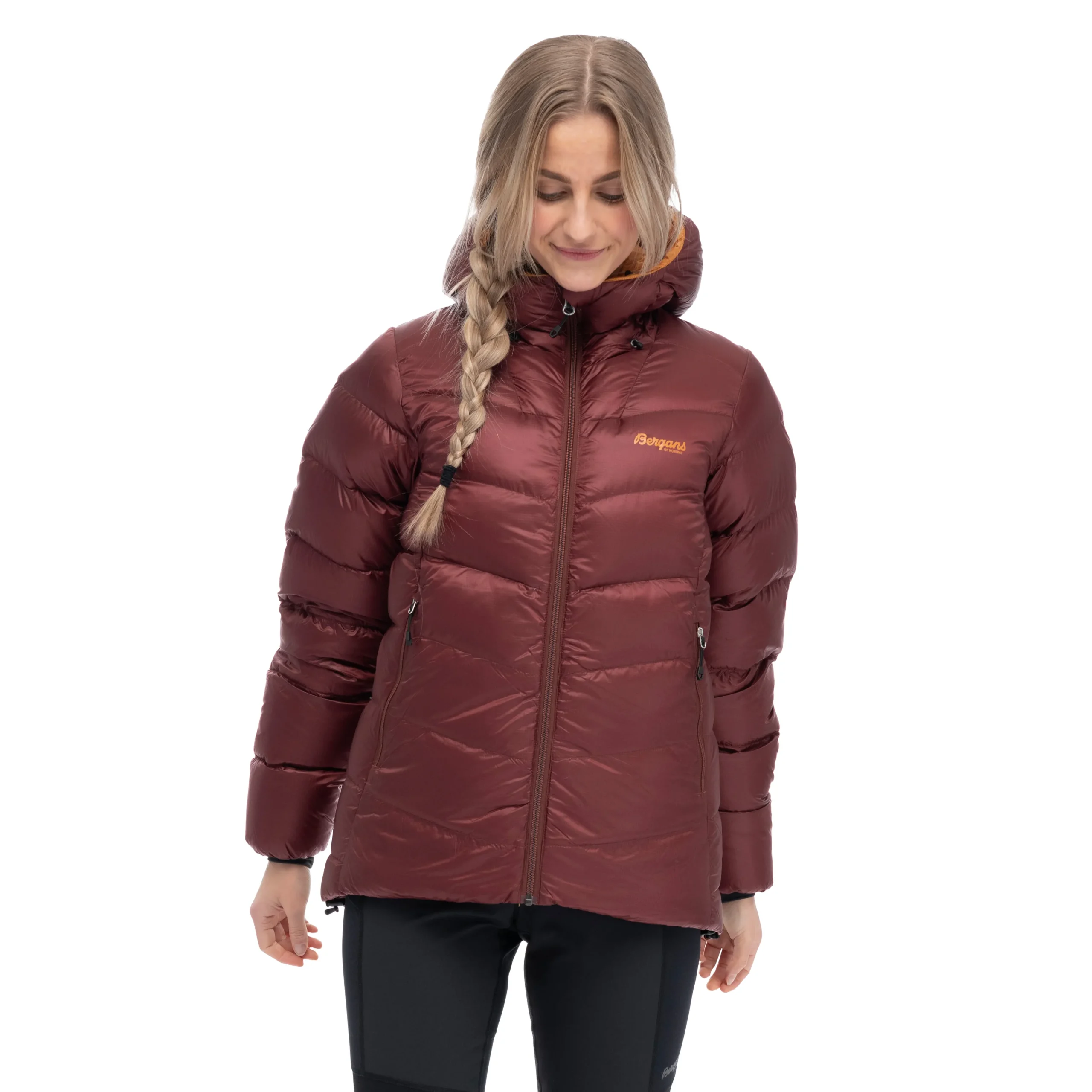 Store Bergans Senja Down W Jacket - Amarone Red