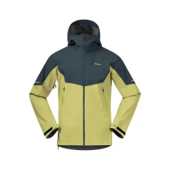 Cheap Bergans Senja Hybrid Softshell Jacket - Green Oasis / Orion Blue