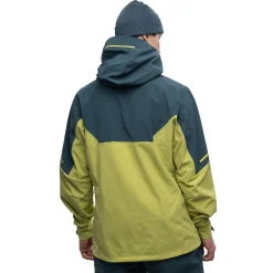 Cheap Bergans Senja Hybrid Softshell Jacket - Green Oasis / Orion Blue