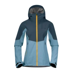 Outlet Bergans Senja Hybrid Softshell W Jacket - Smoke Blue / Orion Blue