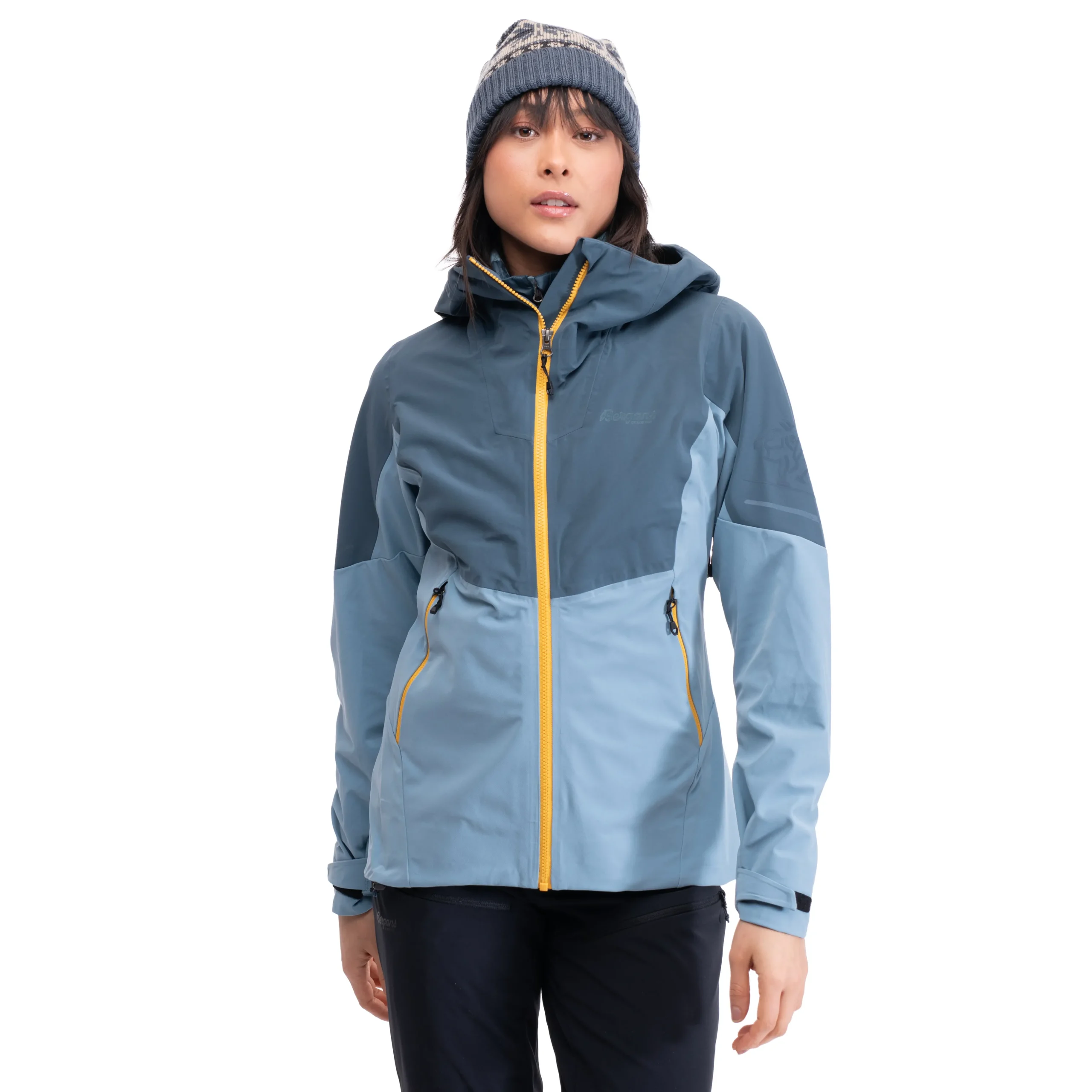 Outlet Bergans Senja Hybrid Softshell W Jacket - Smoke Blue / Orion Blue