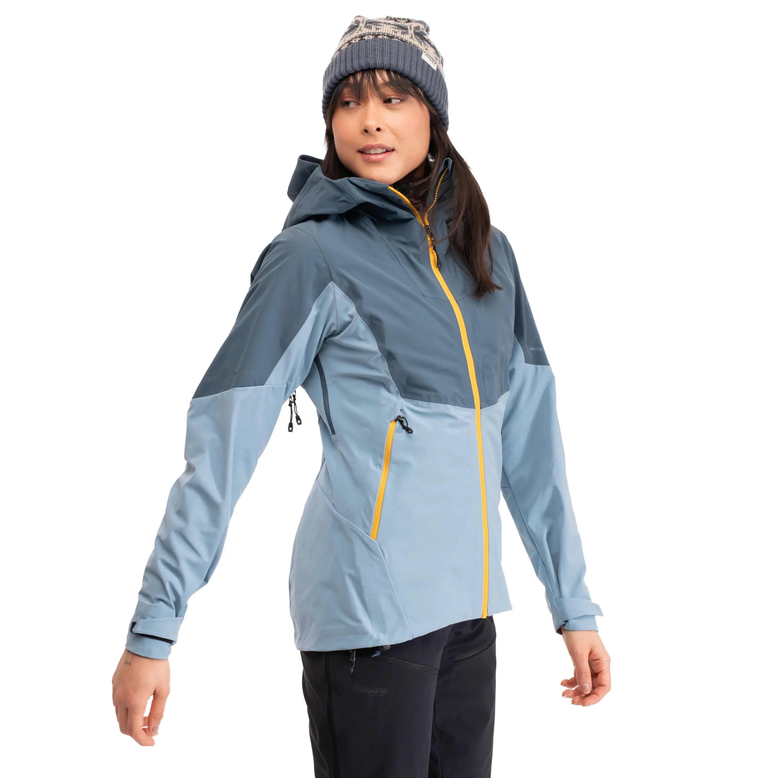 Outlet Bergans Senja Hybrid Softshell W Jacket - Smoke Blue / Orion Blue