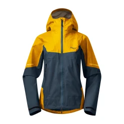 Best Bergans Senja 3L W Jacket - Orion Blue / Light Golden Yellow
