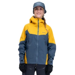 Best Bergans Senja 3L W Jacket - Orion Blue / Light Golden Yellow