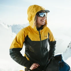 Best Bergans Senja 3L W Jacket - Orion Blue / Light Golden Yellow