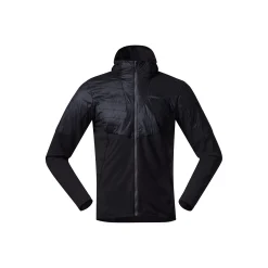 Sale Bergans Senja Midlayer Hood Jacket - Black