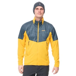 Cheap Bergans Senja Midlayer Jacket - Light Golden Yellow / Orion Blue