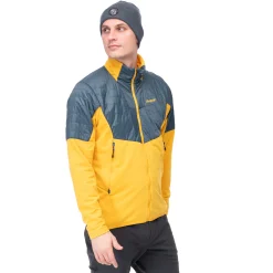 Cheap Bergans Senja Midlayer Jacket - Light Golden Yellow / Orion Blue