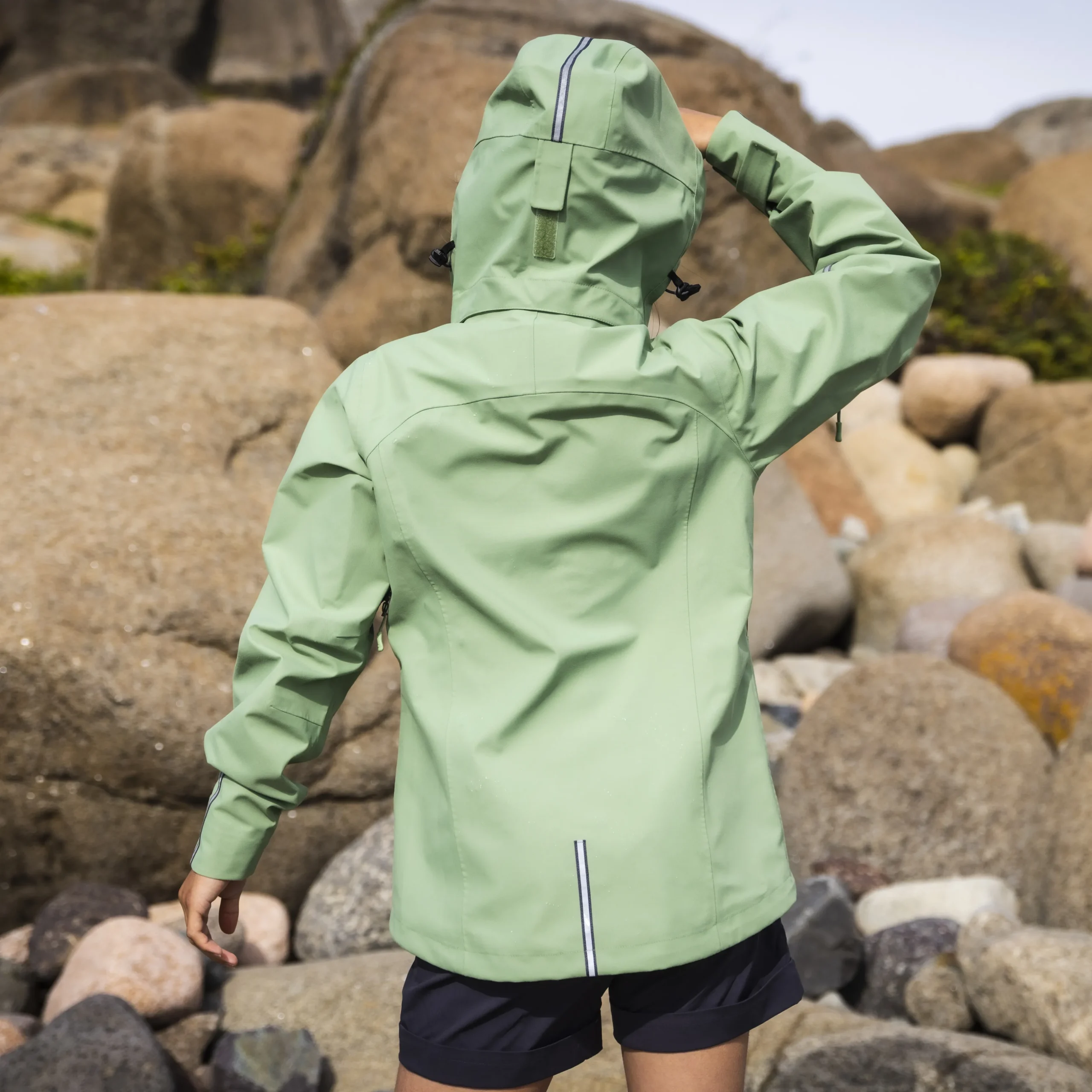 Store Bergans Sjoa 3L Youth Girl Jacket - Jade Green