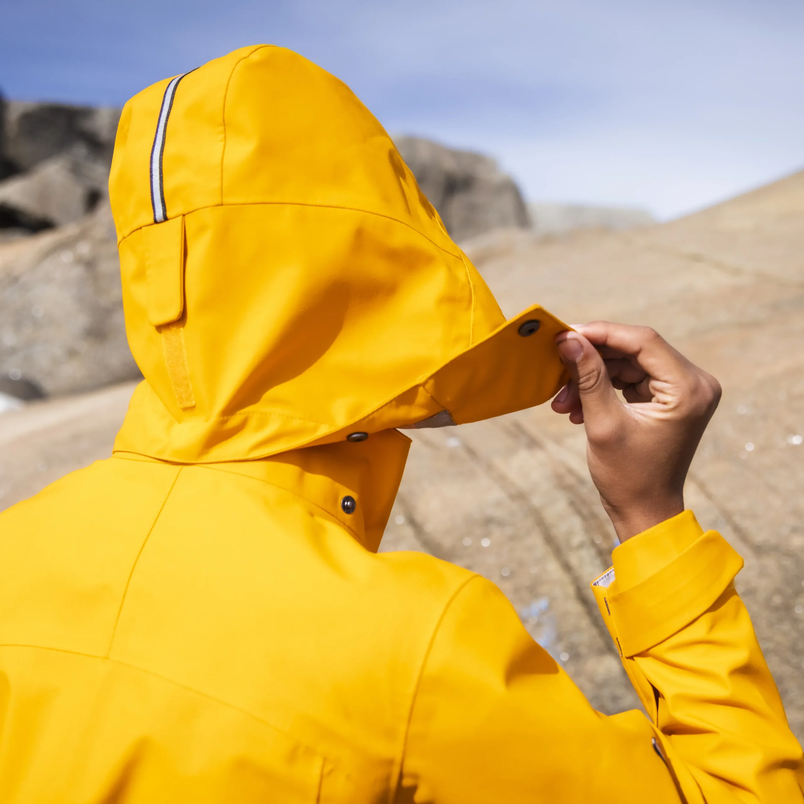 Sale Bergans Sjoa 3L Youth Jacket - Cloudberry Yellow