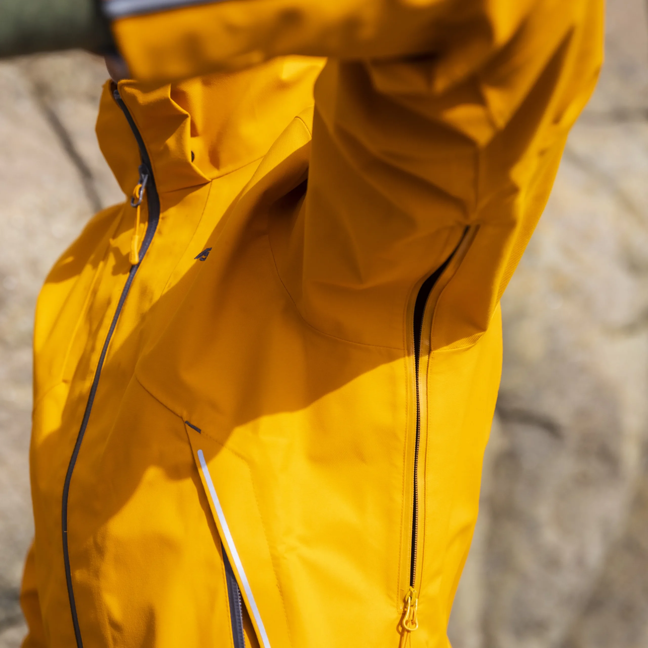 Sale Bergans Sjoa 3L Youth Jacket - Cloudberry Yellow