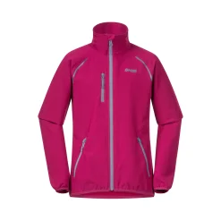 New Bergans Sjoa Light Softshell Youth Girl Jacket - Fandango Purple