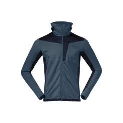 Store Bergans Skaland Hood Jacket - Orion Blue