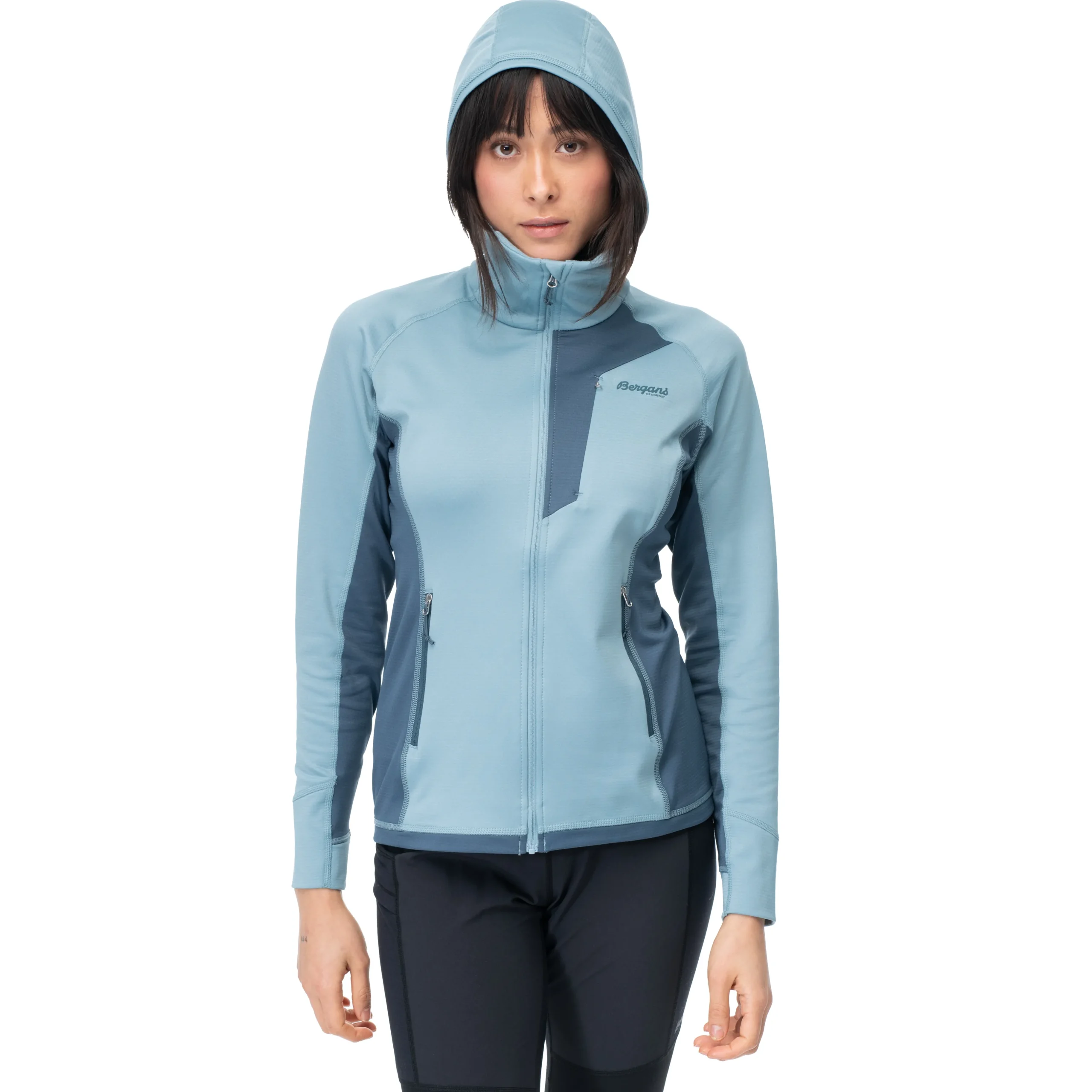 Discount Bergans Skaland Hood W Jacket - Smoke Blue