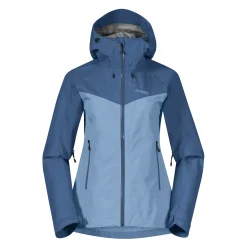 Sale Bergans Skar Light 3L Shell Jacket Women - Pacific Blue / North Sea Blue