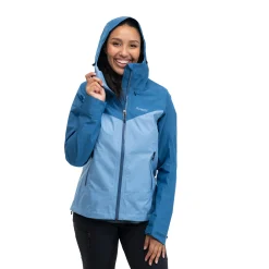 Sale Bergans Skar Light 3L Shell Jacket Women - Pacific Blue / North Sea Blue