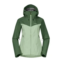 Flash Sale Bergans Skar Light 3L Shell Jacket Women - Light Jade Green / Dark Jade Green