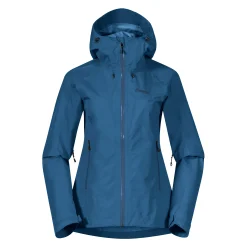 Clearance Bergans Skar Light 3L Shell Jacket Women - North Sea Blue