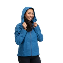 Clearance Bergans Skar Light 3L Shell Jacket Women - North Sea Blue