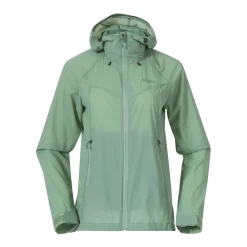 Shop Bergans Skar Light Windbreaker Jacket Women - Jade Green