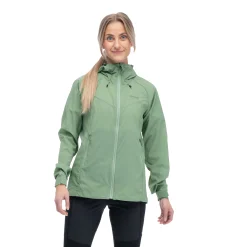 Shop Bergans Skar Light Windbreaker Jacket Women - Jade Green