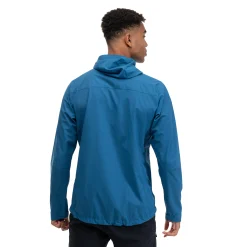 New Bergans Skar Light Windbreaker Jacket Men - North Sea Blue