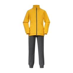 Shop Bergans Smådøl V5 LongZip Kids Set - Light Golden Yellow / Solid Dark Grey
