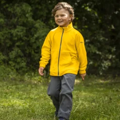 Shop Bergans Smådøl V5 LongZip Kids Set - Light Golden Yellow / Solid Dark Grey