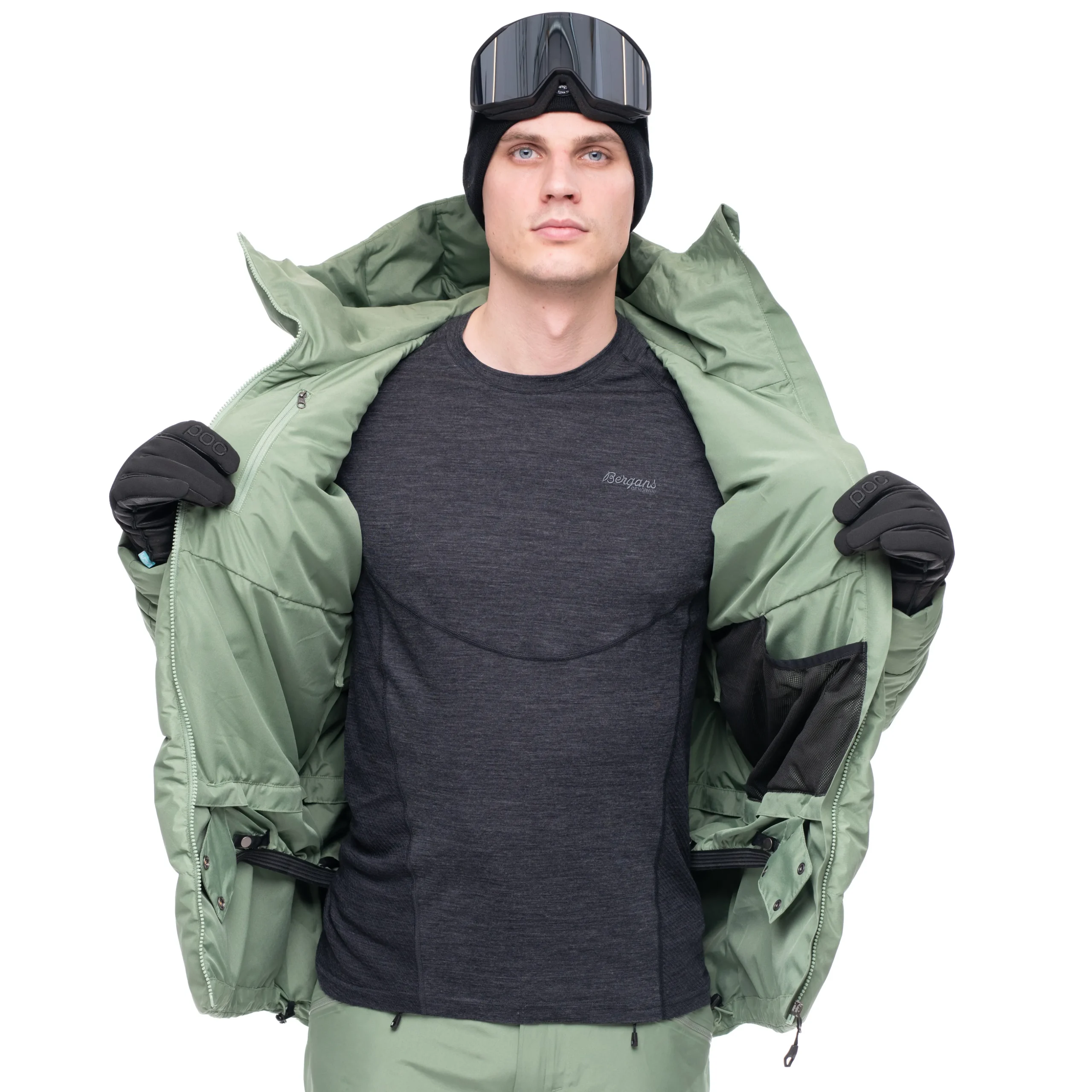 Hot Bergans Stranda V2 Down Jacket - Cool Green