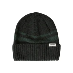 Store Bergans Striped V2 Beanie - Duke Green