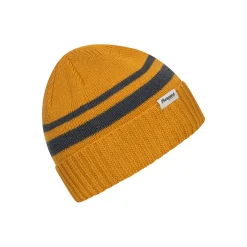 New Bergans Striped V2 Beanie - Light Golden Yellow