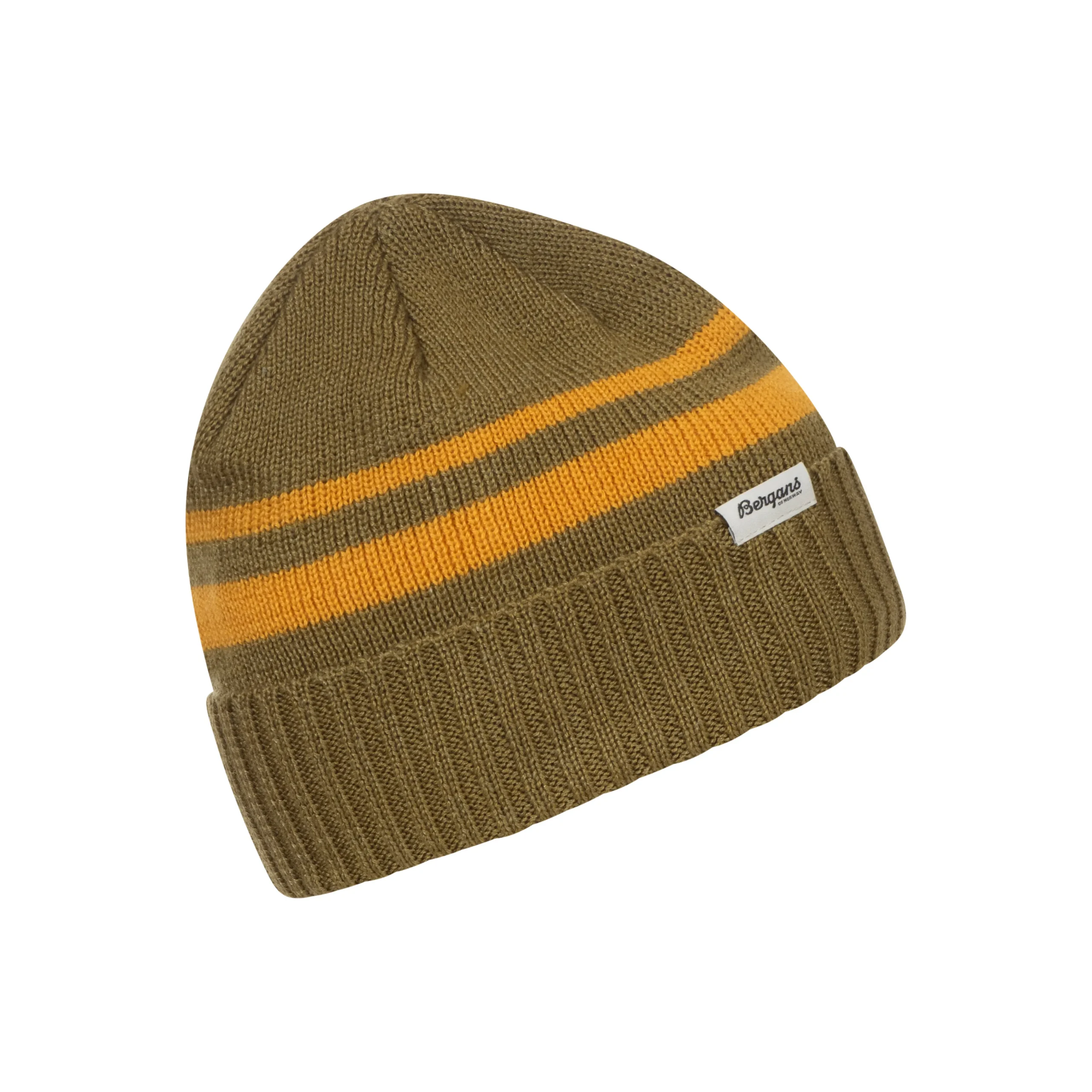 Flash Sale Bergans Striped V2 Beanie - Olive Green