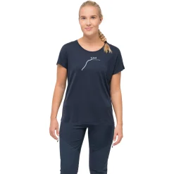 Store Bergans Tind Altitude Merino Tee Women - Navy Blue