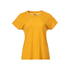 Flash Sale Bergans Tind Crux Merino Tee Women - Marigold Yellow / Buttercup Yellow Moon Peak