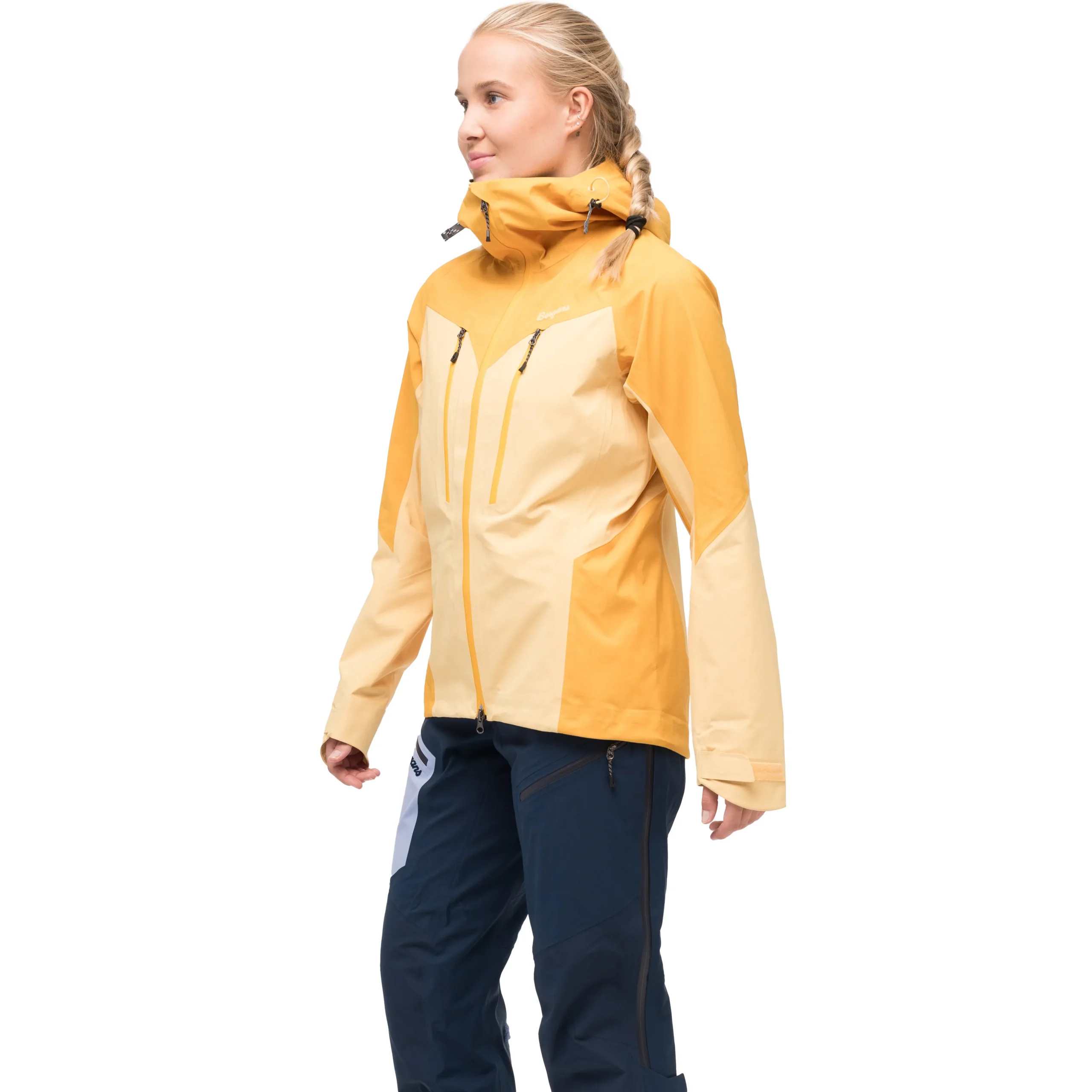Hot Bergans Tind 3L Shell Jacket Women - Buttercup Yellow / Marigold Yellow