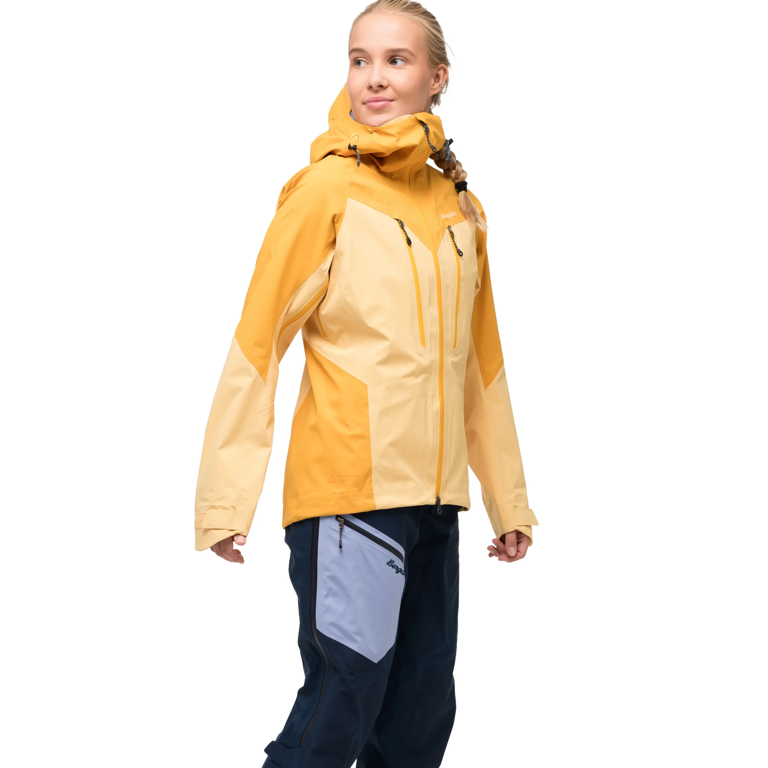 Hot Bergans Tind 3L Shell Jacket Women - Buttercup Yellow / Marigold Yellow