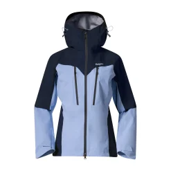Hot Bergans Tind 3L Shell Jacket Women - Blueberry Milk / Navy Blue
