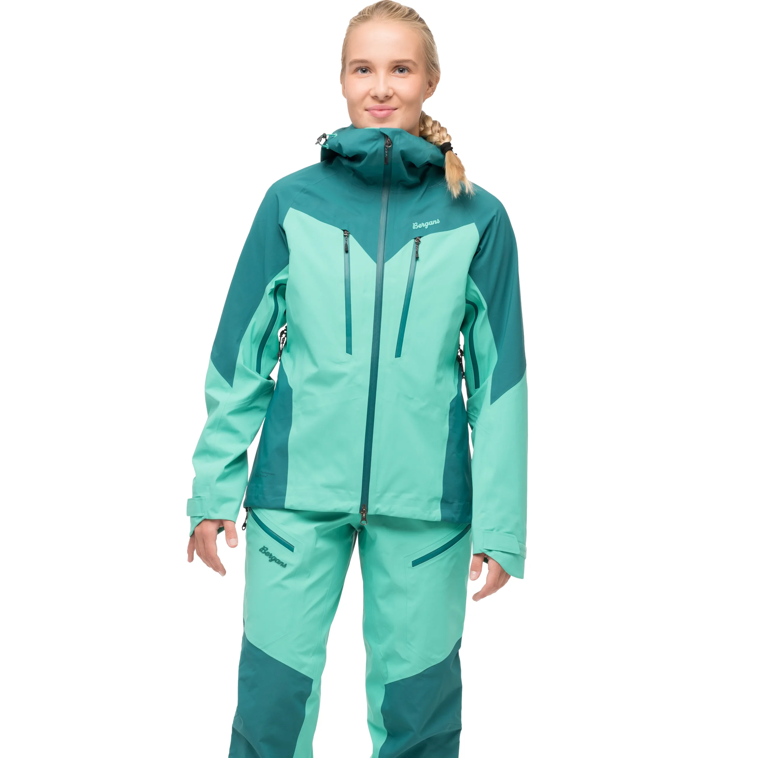 Flash Sale Bergans Tind 3L Shell Jacket Women - Light Malachite Green / Malachite Green