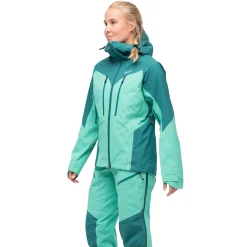 Flash Sale Bergans Tind 3L Shell Jacket Women - Light Malachite Green / Malachite Green