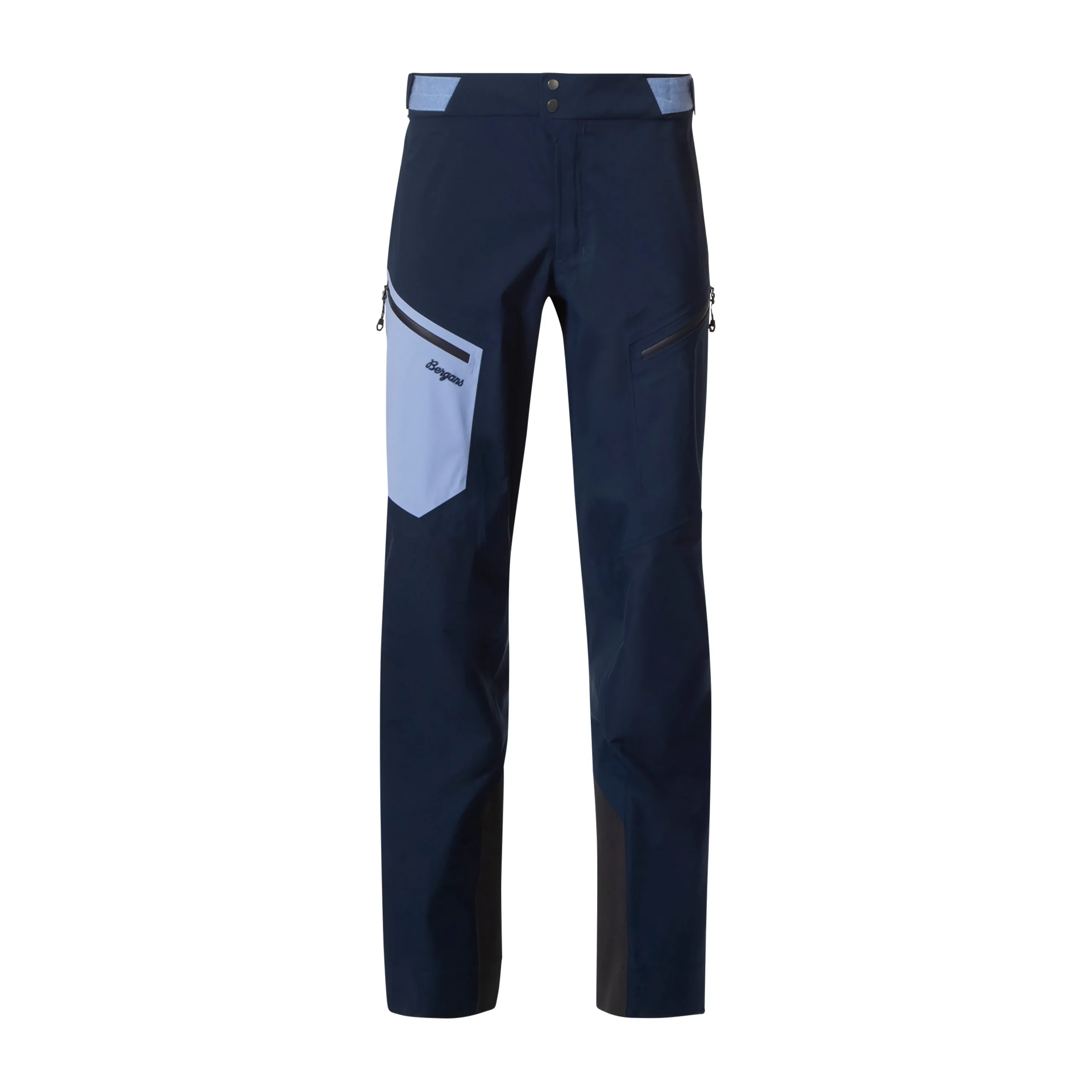 Best Bergans Tind 3L Shell Pants Women - Navy Blue / Blueberry Milk