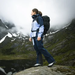 Best Bergans Tind 3L Shell Pants Women - Navy Blue / Blueberry Milk
