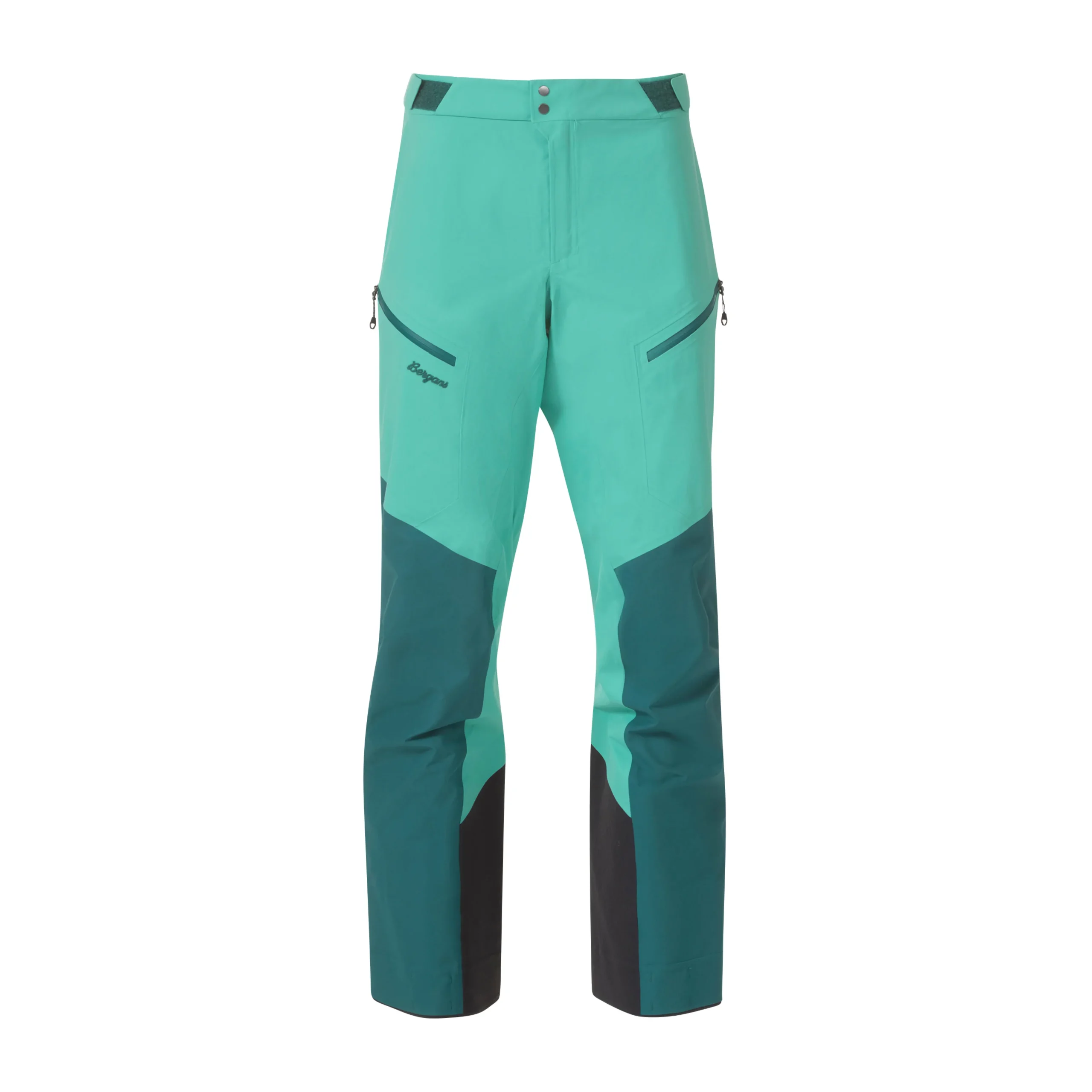 Shop Bergans Tind 3L Shell Pants Women - Light Malachite Green / Malachite Green