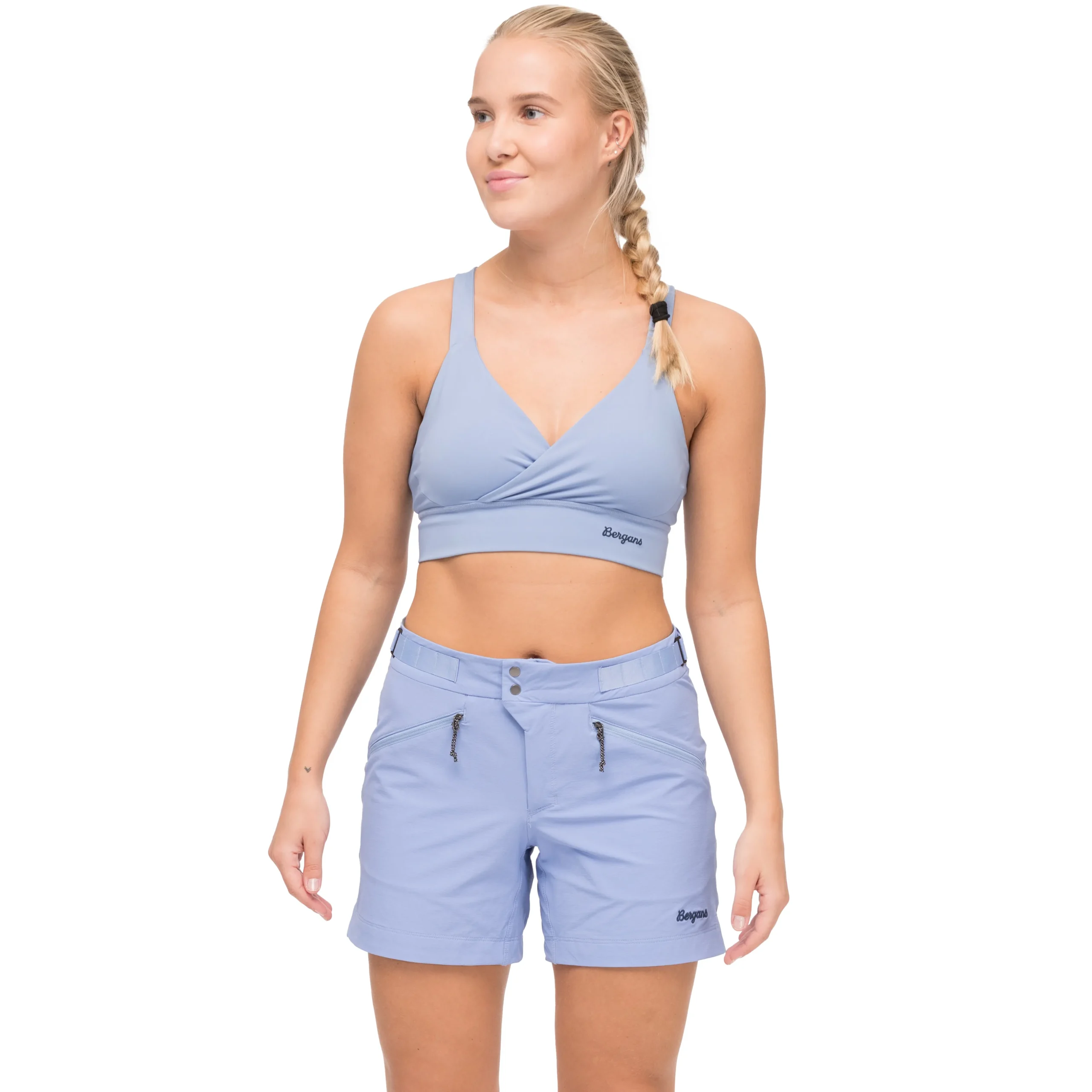 Best Bergans Tind Light Support Top Women - Blueberry Milk
