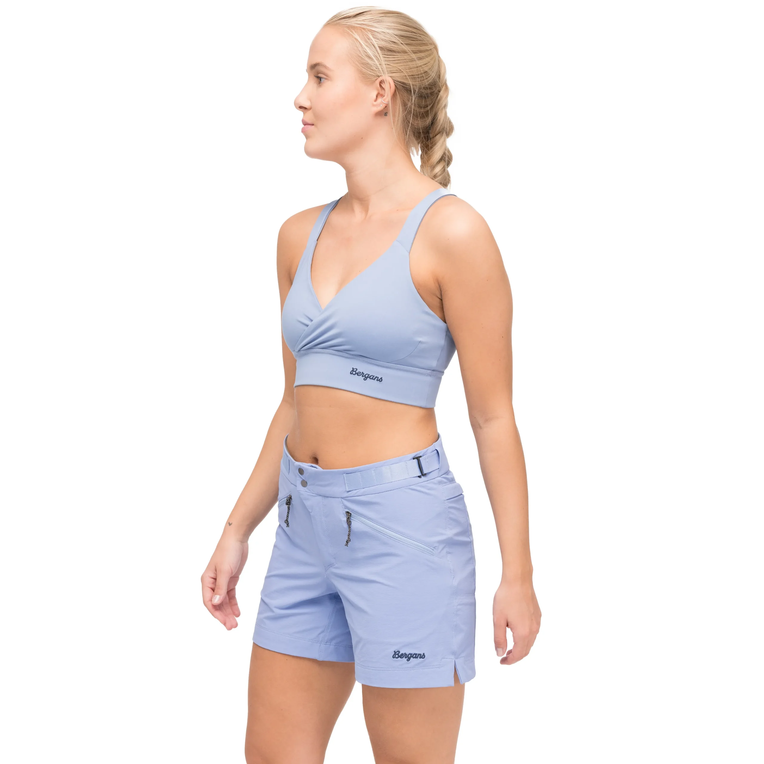 Best Bergans Tind Light Support Top Women - Blueberry Milk