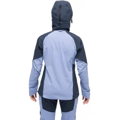Online Bergans Tind Softshell Jacket Women - Blueberry Milk / Navy Blue
