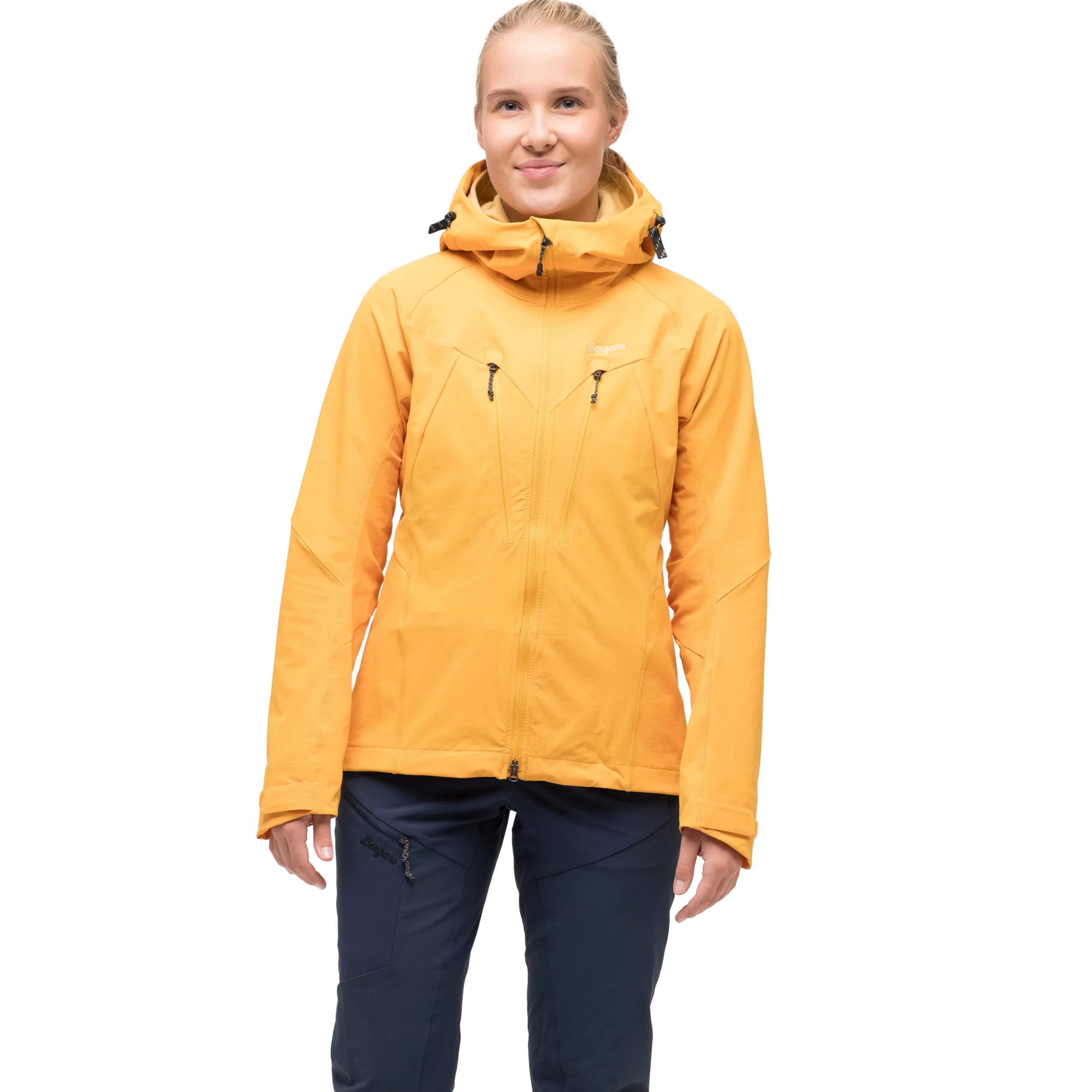 Store Bergans Tind Softshell Jacket Women - Marigold Yellow